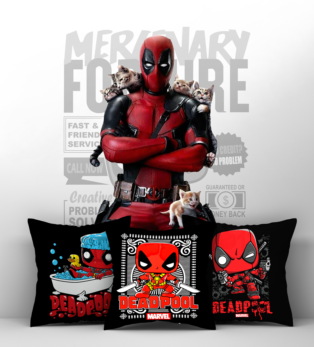 Cojines Deadpool Guayaquil Ecuador regalos personalizados